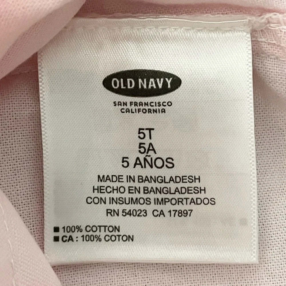 Old Navy Toddler Long Sleeve Button Down Shirt and Tie Set